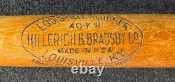 Vtg 1920s Ken Williams Louisville Slugger 40 K. W. Baseball Bat 36 STL Browns
