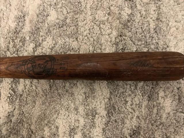 Vtg 1930's Wood Baseball Bat A. J. Reach Co Player Model Gee Jerry Walker