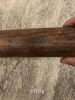 Vtg 1930's Wood Baseball Bat A. J. Reach CO Player Model Gee Jerry Walker