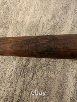 Vtg 1930's Wood Baseball Bat A. J. Reach CO Player Model Gee Jerry Walker