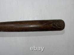 Vtg 1930s 40s Hanna Mfg Athens Georgia Cracker No 35 Baseball Bat Brown See Note