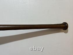 Vtg 1930s 40s Hanna Mfg Athens Georgia Cracker No 35 Baseball Bat Brown See Note