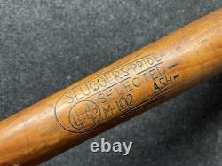 Vtg 1930s 40s Hoge Lumber Co Sluggers Pride M-102 Wood Baseball Bat Knoxville OH