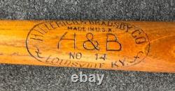 Vtg 1930s 40s Joe Ducky Medwick Hillerich & Bradsby Baseball Bat 34 HOF