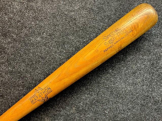 Vtg 1930s 40s Pepper Martin Marathon Model 4028 Baseball Bat 35 Knobless Knob 2