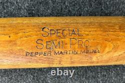 Vtg 1930s 40s Pepper Martin Marathon Model 4028 Baseball Bat 35 Knobless Knob 2
