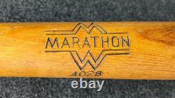 Vtg 1930s 40s Pepper Martin Marathon Model 4028 Baseball Bat 35 Knobless Knob 2