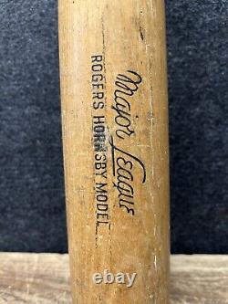 Vtg 1930s 40s Rogers Rajah Hornsby Hillerich & Bradsby H&B Baseball Bat 35 HOF