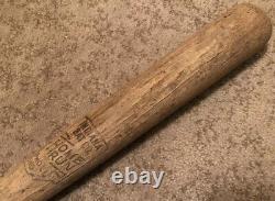 Vtg 1930s Indiana Bat Co Home Run Model Baseball Bat 33 Uncracked Paoli Indiana
