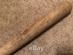 Vtg 1930s Indiana Bat Co Home Run Wood Baseball Bat 33 Uncracked Paoli Indiana