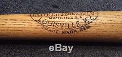 Vtg 1930s Joe Cronin Louisville Slugger 125J. C. Hillerich & Bradsby Baseball Bat