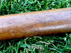Vtg 1930s Lou Gehrig Louisville Slugger Mini Baseball Bat 16'' NY Yankees HOF