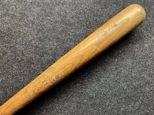 Vtg 1930s Rogers Rajah Hornsby Hillerich & Bradsby H&b Baseball Bat 35 Hof