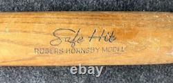 Vtg 1930s Rogers Rajah Hornsby Hillerich & Bradsby H&B Baseball Bat 35 HOF