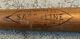Vtg 1930s Saline Co Saco Line Pro Model Baseball Bat 34 Saline Michigan Rare