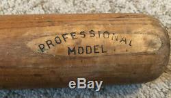 Vtg 1930s Saline Co SACO LINE Pro Model Baseball Bat 34 Saline Michigan Rare