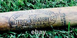Vtg 1940s WWII USN Louisville Slugger 102 H&B Baseball Bat Softball 33 Military