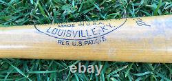 Vtg 1950's Mickey Vernon Louisville Slugger Baseball Bat 33 Uncracked Rare