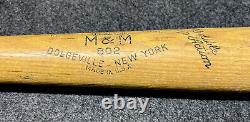Vtg 1950s Del Crandall McLaughlin Millard M&M Baseball Bat 34 Milwaukee Braves