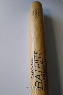 Vtg 1950s Ed Mathews Style No. WTA Hanna Batrite Baseball Bat