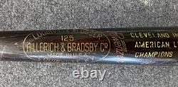Vtg 1954 Cleveland Indians American League Champions World Series Baseball Bat