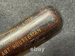 Vtg 1954 Cleveland Indians American League Champions World Series Baseball Bat