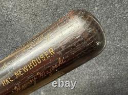 Vtg 1954 Cleveland Indians American League Champions World Series Baseball Bat
