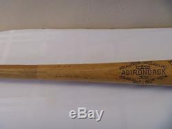 Vtg 1957 Cleveland Indians Dick Brown Rc Year Game-used Adirondack Baseball Bat
