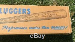Vtg 1960s Louisville Slugger Hillerich Bradsby Baseball Bat Shipping Box Rare