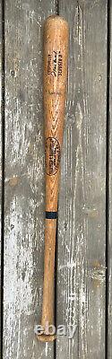 Vtg 1960s Louisville Slugger II Wood H&B Baseball Bat Frank Howard Full Size 33