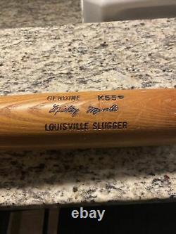 Vtg 1960s Mickey Mantle Louisville Slugger K55 H&B Baseball Bat 34 NY Yankees
