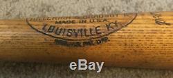 Vtg 1961-64 Harvey Kuenn O16 Louisville Slugger Game Used Index Baseball Bat 34