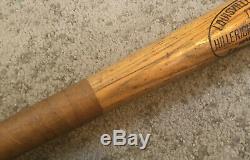 Vtg 1961-64 Harvey Kuenn O16 Louisville Slugger Game Used Index Baseball Bat 34