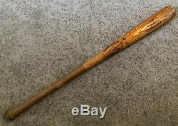 Vtg 1961-64 Harvey Kuenn O16 Louisville Slugger Game Used Index Baseball Bat 34