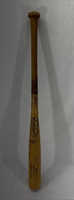 Vtg 1970s Bob Allietta Game Used Louisville Slugger 125 Baseball Bat 34 Angels