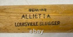 Vtg 1970s Bob Allietta Game Used Louisville Slugger 125 Baseball Bat 34 Angels