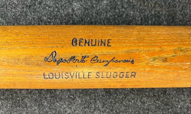 Vtg 1970s Dagoberto Bert Campaneris Louisville Slugger Baseball Bat 34 A's Wsc
