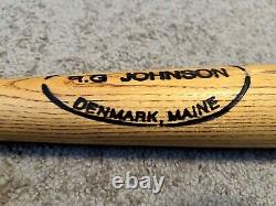 Vtg 1970s R. G Johnson Denmark Maine Baseball Bat 34 Uncracked Rare
