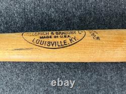 Vtg 1970s Ralph Garr Game Used Louisville Slugger U1 Baseball Bat 36 Braves