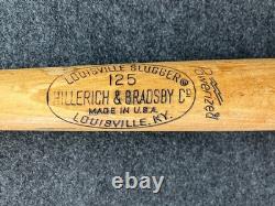 Vtg 1970s Ralph Garr Game Used Louisville Slugger U1 Baseball Bat 36 Braves