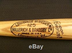 Vtg 1974-79 Cleveland Indian Duane Kuiper Signed H&b 125 Model S216 Baseball Bat