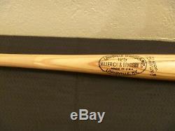Vtg 1974-79 Cleveland Indian Duane Kuiper Signed H&b 125 Model S216 Baseball Bat
