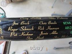 Vtg 1977 Arizona State University Sun Devils National Championship Baseball Bat