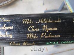 Vtg 1977 Arizona State University Sun Devils National Championship Baseball Bat