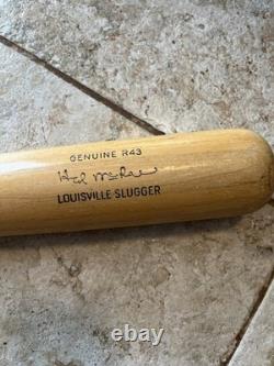 Vtg 1980's Hal McRae Genuine R43 Louisville Slugger Baseball Bat KC Royals NR