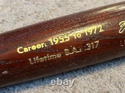 Vtg 1980s Roberto Clemente Louisville Slugger Baseball Bat Stat Bat Lifetime BA