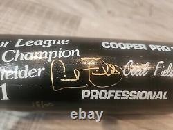 Vtg 1990s Cecil Fielder Autographed Signed Cooper Pro Model 271 Baseball Bat 34