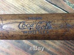 Vtg 30s 32 BABE RUTH H&B 40 BRJ Baseball Bat Coca-Cola New York Yankees HOF