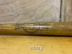 Vtg 30s BLACKMAN & BURCHFIELD Belmont NY Wood 35 Major League Baseball Bat MINT