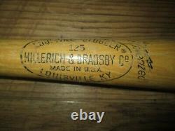 Vtg 33 JACKIE ROBINSON Louisville Slugger Hillerich & Bradsby 125 Baseball Bat